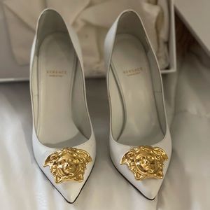 Versace White: Size 8 Worn Several Times.